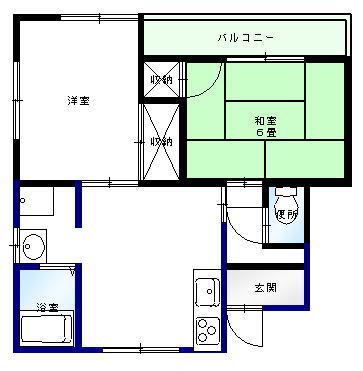 クレールヒロA_間取り_0
