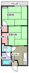 和光市新倉２丁目 2階建 築43年のイメージ