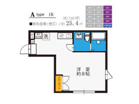 ＦＲＥＳＣＡ　フレスカ 401 ｜ 東京都立川市錦町１丁目（賃貸マンション1K・4階・25.40㎡） その2