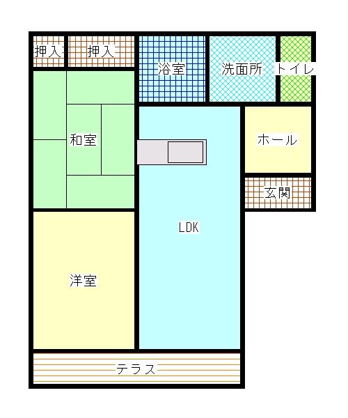 熊本県荒尾市大島(賃貸アパート2LDK・2階・48.76㎡)の写真 その1