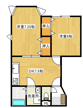 同じ建物の物件間取り写真 - ID:212036997618