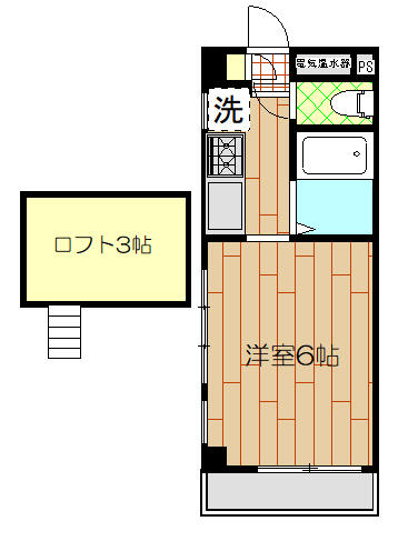 高橋デンタルビル｜東京都板橋区西台２丁目(賃貸マンション1K・3階・20.00㎡)の写真 その2