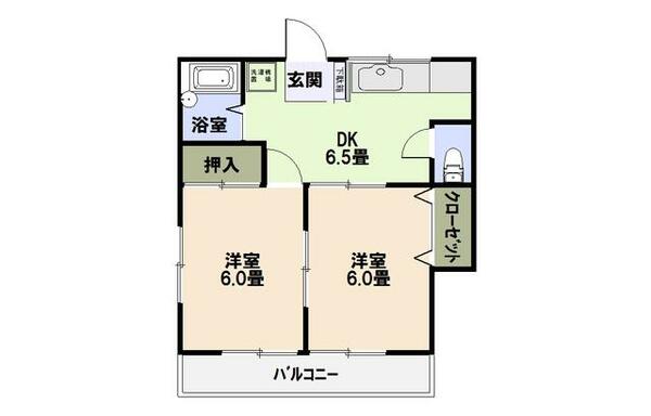 第五マツキマンション 201｜千葉県船橋市習志野５丁目(賃貸アパート2DK・2階・37.67㎡)の写真 その1