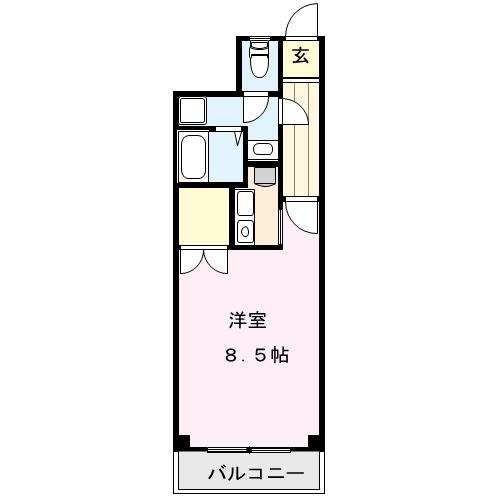 長野県長野市大字高田(賃貸マンション1K・1階・30.00㎡)の写真 その2