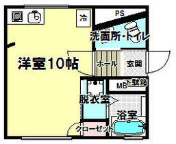 べル・アーブル 402 ｜ 長崎県長崎市坂本１丁目（賃貸マンション1R・4階・27.00㎡） その2