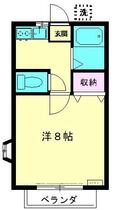 コーポのぐち 205 ｜ 茨城県鹿嶋市厨１丁目（賃貸アパート1K・2階・23.32㎡） その2