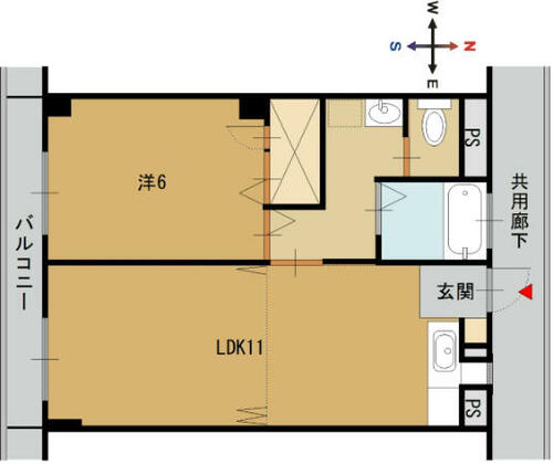 同じ建物の物件間取り写真 - ID:226063121068