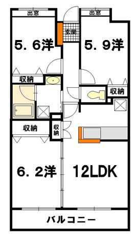 同じ建物の物件間取り写真 - ID:234020358447