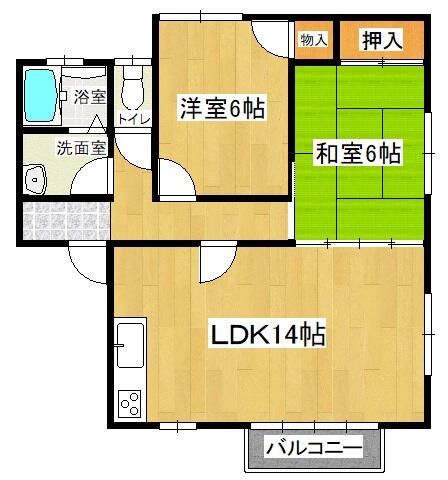 中町ハイツ_間取り_0