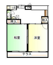 熊本県熊本市東区保田窪２丁目（賃貸マンション1DK・2階・46.00㎡） その4