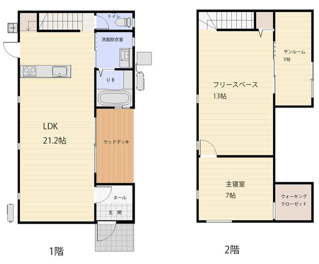 house for sale in 福井市, Fukui | ¥24,500,000 | 2SLDK | Akiyama house fi…
