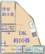 群馬県前橋市千代田町５丁目（賃貸アパート1DK・2階・27.27㎡） その2