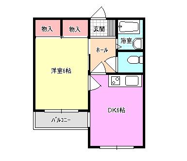 ロコガーデン｜香川県高松市西ハゼ町(賃貸マンション1DK・3階・31.50㎡)の写真 その2