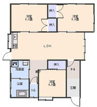 グリーンヒル下堀④号 4 ｜ 鹿児島県鹿屋市下堀町（賃貸一戸建3LDK・--・75.81㎡） その2