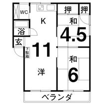 ２３０セゾン北斎院  ｜ 愛媛県松山市北斎院町（賃貸マンション2LDK・3階・41.31㎡） その2