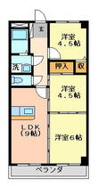 鹿児島県志布志市志布志町志布志１丁目（賃貸マンション3DK・2階・55.00㎡） その2