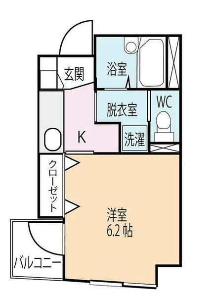 エクセル　マーリエ｜神奈川県相模原市南区相模大野８丁目(賃貸マンション1K・2階・21.98㎡)の写真 その1