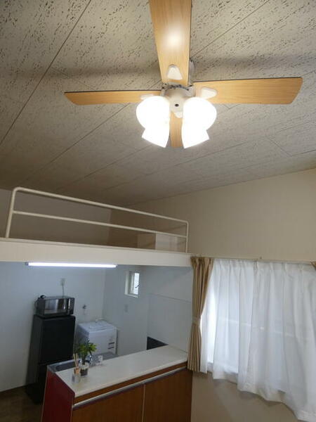 画像12:天井が高く開放的。シーリングファンがあるので温度管理出来ますね。
