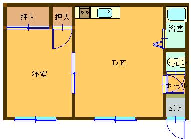 コーポラス青木の間取り