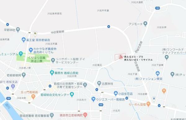apartment 宮城県栗原市若柳字川北片町裏
若柳川北の賃貸情報を見る
物件地図