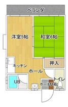 岩手県北上市柳原町４丁目（賃貸アパート2K・2階・35.70㎡） その2