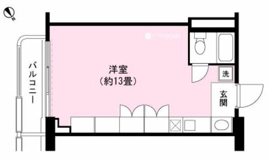 静岡県熱海市梅園町(賃貸マンション1R・9階・26.41㎡)の写真 その1