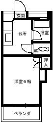 メゾーメルベイユ 203｜茨城県つくば市天久保３丁目(賃貸マンション1DK・2階・22.00㎡)の写真 その1