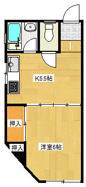 東京都江戸川区平井６丁目(賃貸マンション1DK・4階・26.85㎡)の写真 その2