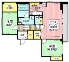 パラセーテ弐番館 303 ｜ 埼玉県さいたま市浦和区本太１丁目（賃貸マンション2LDK・3階・72.08㎡） その2