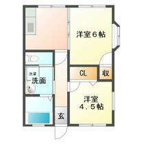 サンライズＭ 103 ｜ 長崎県佐世保市瀬戸越３丁目（賃貸アパート2K・1階・39.88㎡） その2