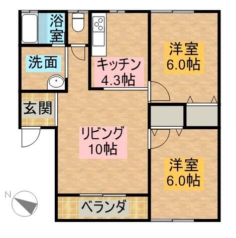メゾンエムエフA_間取り_0