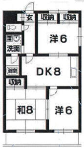 Ｌｕｃｅ（ルーチェ） 503｜徳島県徳島市末広５丁目(賃貸マンション3DK・5階・56.00㎡)の写真 その2