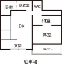 富山県富山市茶屋町茶屋新町（賃貸一戸建2DK・--・52.91㎡） その2