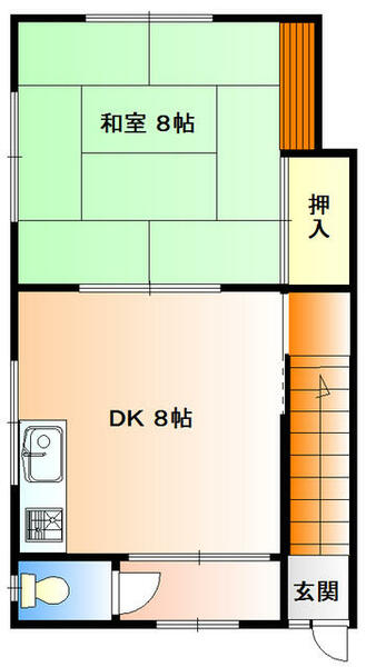 東京都江東区北砂３丁目(賃貸アパート1DK・2階・35.64㎡)の写真 その2