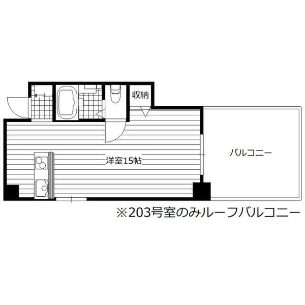 広島県広島市中区本川町２丁目(賃貸マンション1R・2階・33.00㎡)の写真 その2