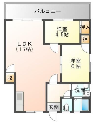 グリーンコーポ1_間取り_0