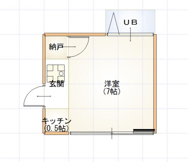 東京都板橋区赤塚２丁目(賃貸アパート1R・3階・16.50㎡)の写真 その1