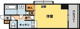 プルメリアハウス 506 ｜ 鹿児島県鹿児島市船津町（賃貸マンション1K・5階・25.60㎡） その1