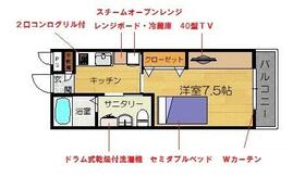 フェルゼン　Ｂ棟 102 ｜ 宮城県石巻市鹿妻南３丁目（賃貸アパート1K・1階・26.08㎡） その2