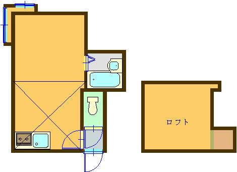 ティアラ平岸Ｇパレス 207｜北海道札幌市豊平区平岸三条４丁目(賃貸アパート1DK・3階・28.05㎡)の写真 その2