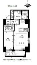 Ｃａｓａ　Ａｚａｂｕ　Ｌｅ　Ｇｒａｎｄ（カーサ麻布　ル・グラン） 902 ｜ 東京都港区南麻布１丁目（賃貸マンション1LDK・9階・38.05㎡） その1