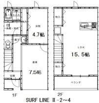 千葉県長生郡一宮町一宮（賃貸アパート1LDK・1階・22.48㎡） その2