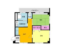 神奈川県横浜市港南区港南３丁目（賃貸マンション2DK・3階・47.00㎡） その1