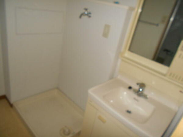 画像9:洗面台のそばに洗濯機置き場があります。（他部屋参考写真）