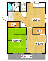 熊本県宇土市松原町（賃貸アパート2DK・2階・37.69㎡） その1