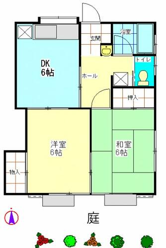 サン・ファミールB_間取り_0