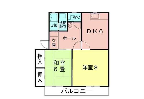 コーポスルガ B203｜静岡県静岡市清水区蒲原東(賃貸アパート2DK・2階・51.94㎡)の写真 その2