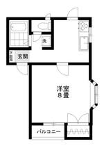 メゾンティンカーベル 202 ｜ 新潟県長岡市蓮潟１丁目（賃貸アパート1K・2階・30.16㎡） その1