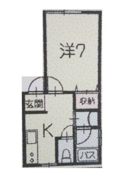 レイトンハウス C-6｜青森県青森市大字幸畑字松元(賃貸アパート1K・2階・23.40㎡)の写真 その2