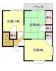 丸亀駅よりバス8分 徒歩6分 築36年4ヶ月 2階建の賃貸物件